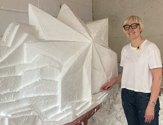 Public art sculpture taking shape Image